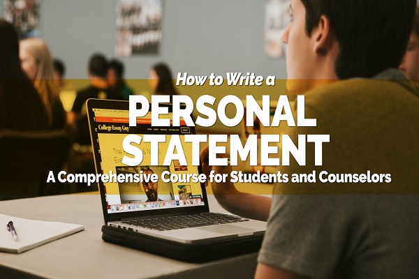How to write a personal statement